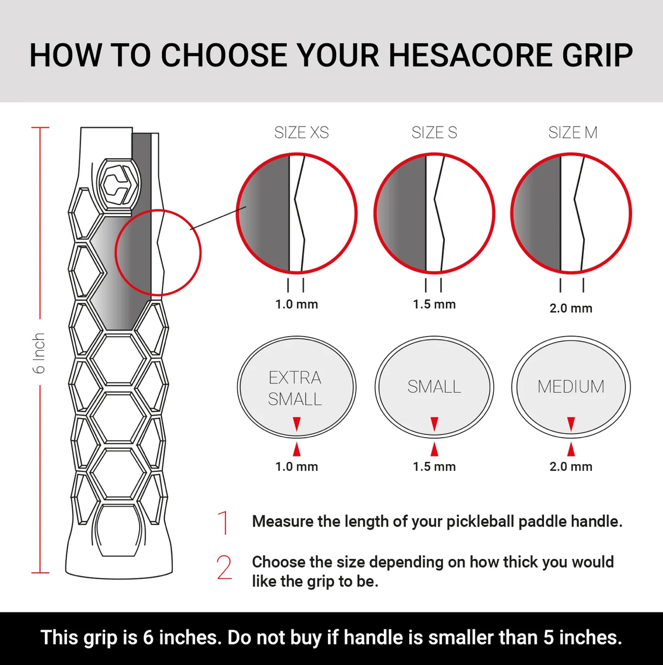 Hesacore Grip - Tour Elongated